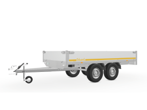 Eduard plateauwagen<br>311 x 160, 750 kg, lvh 72<br>ongeremd