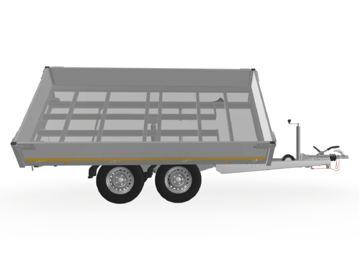 Eduard 3-zijdige kipper<br>330 x 180, 2700 kg, lvh 72<br>geremd - Afbeelding 4