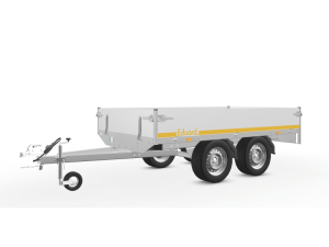Eduard plateauwagen<br>250 x 145, 750 kg, lvh 63<br>ongeremd